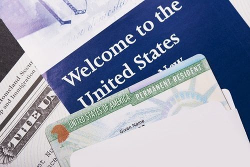 paper saying welcome to the united states